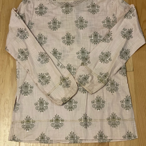 Old Navy Pastel Pink Tunic Blouse - Picture 3 of 5